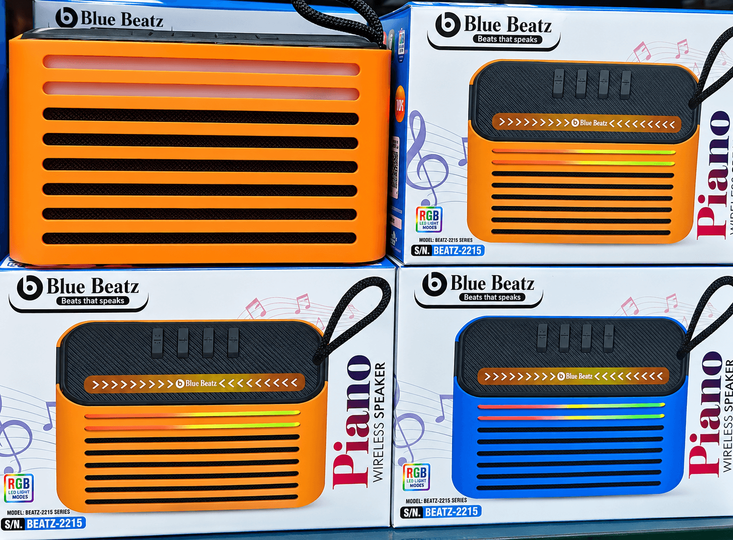 Blutooth Speaker Blue Beatz Piano 2215