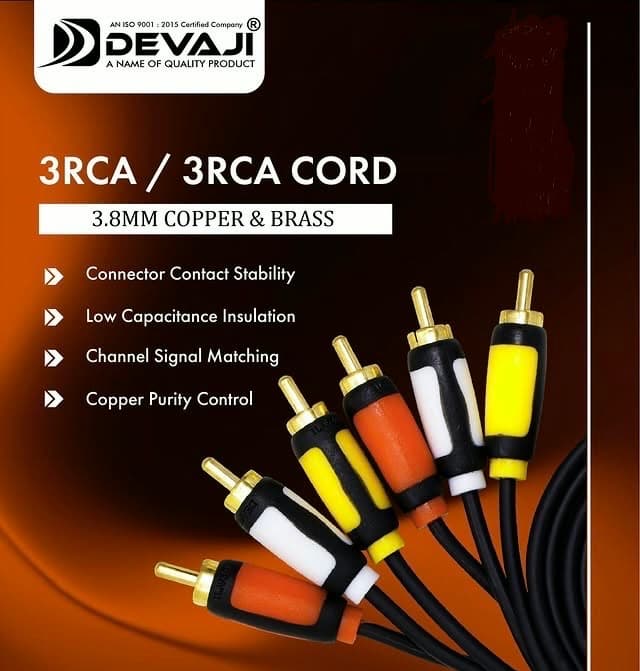 3RCA/3RCA CORD 10METER