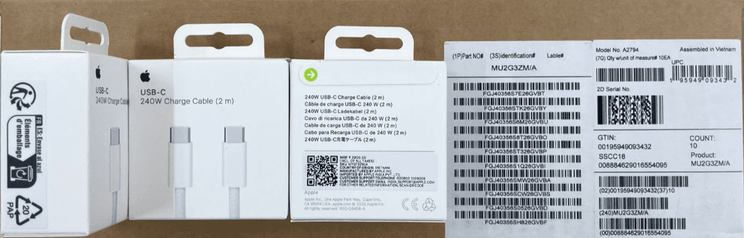Apple USB-C 240W Charge Cable (2 M)