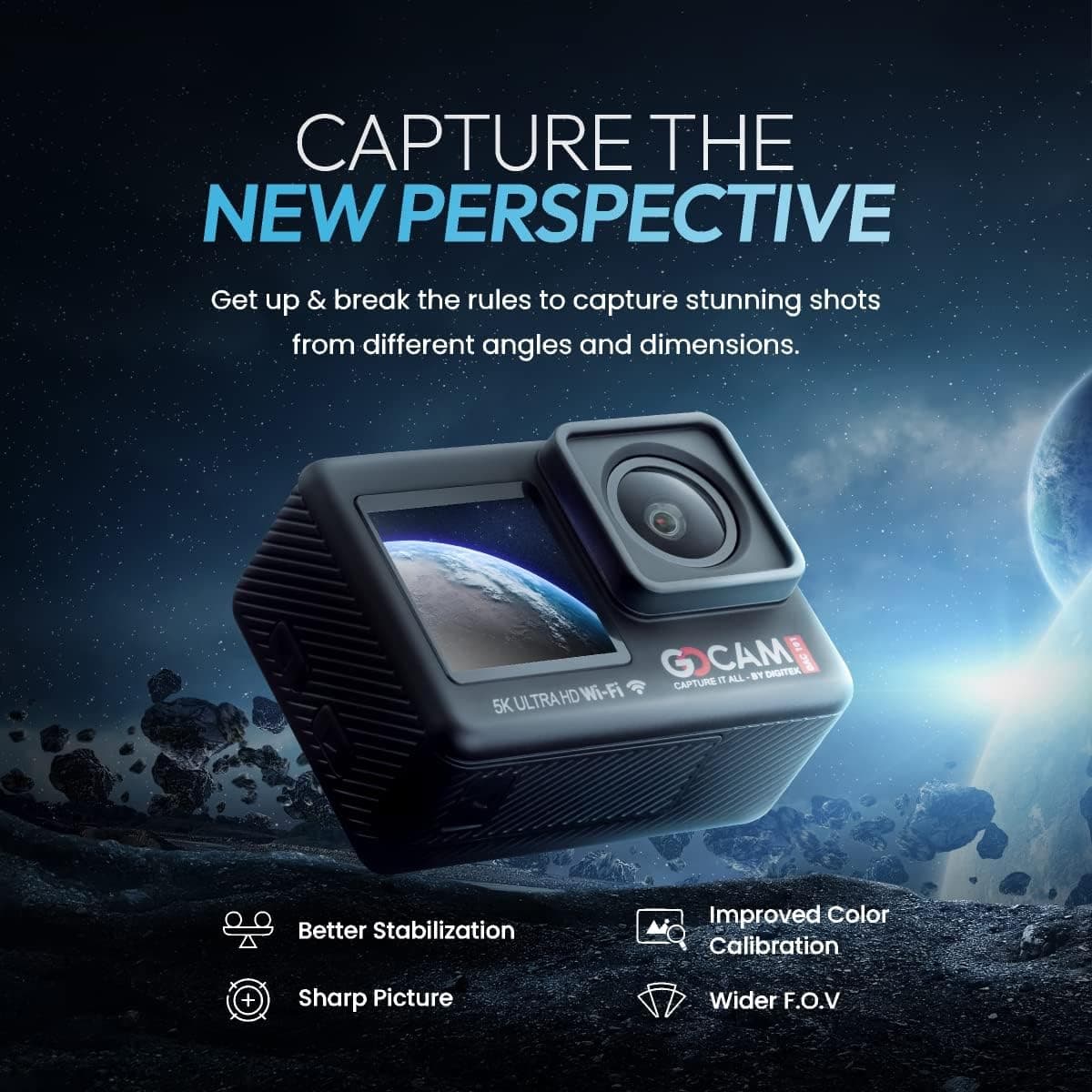 Digitek GoCAM 5K Ultra HD Action Camera image 4