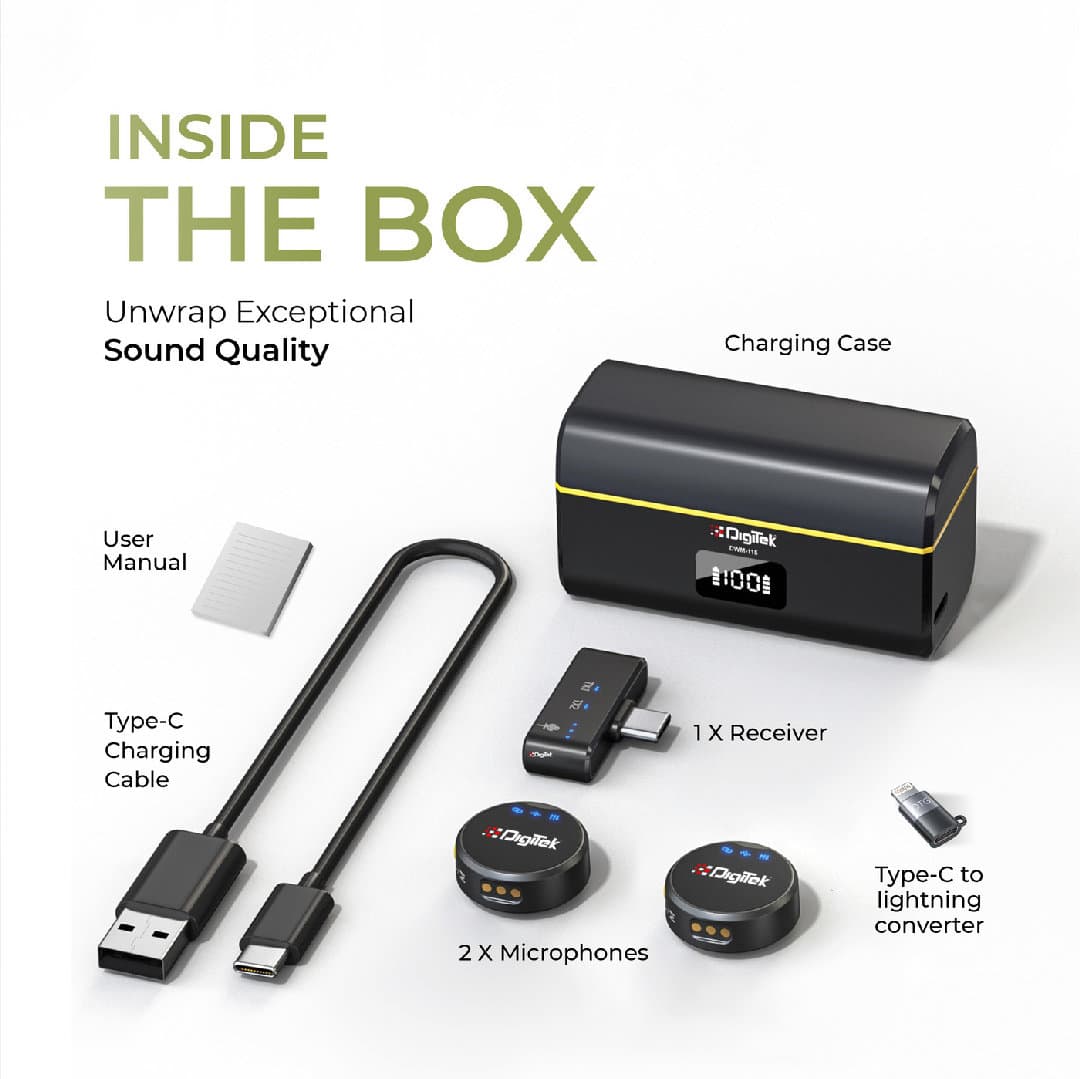 DIGITEK (DWM-115) 2-in-1 Wireless Microphone image 2