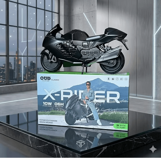 Classic X-Rider Motorcycle Fashion Design Wireless Bluetooth Speaker