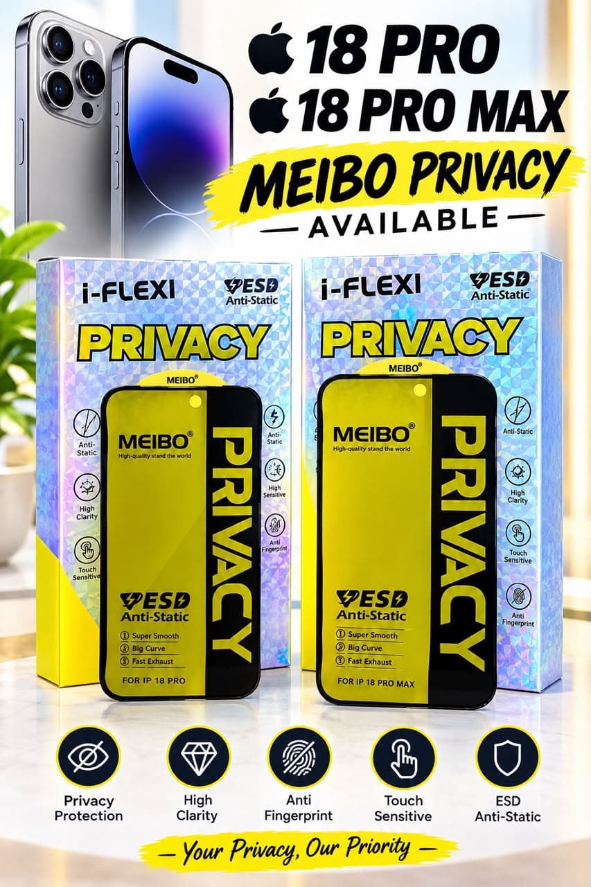 Meibo Privacy Tempered Glass For IPhone 18 Pro / 18 Pro Max