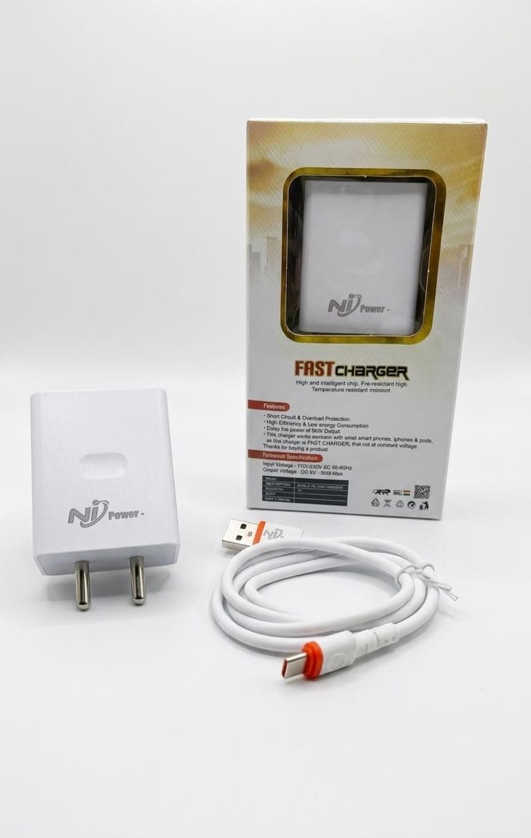 Ni Power Fast Charger With Charging Cable