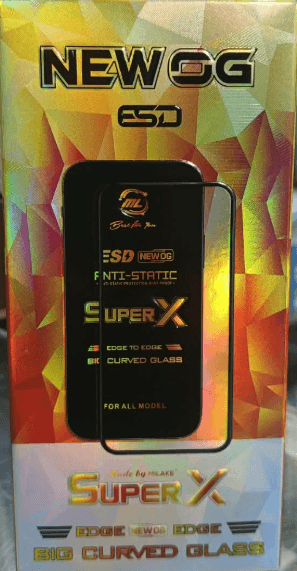 NEW OG Super X ESD Big Curved Tempered Glass  All Model