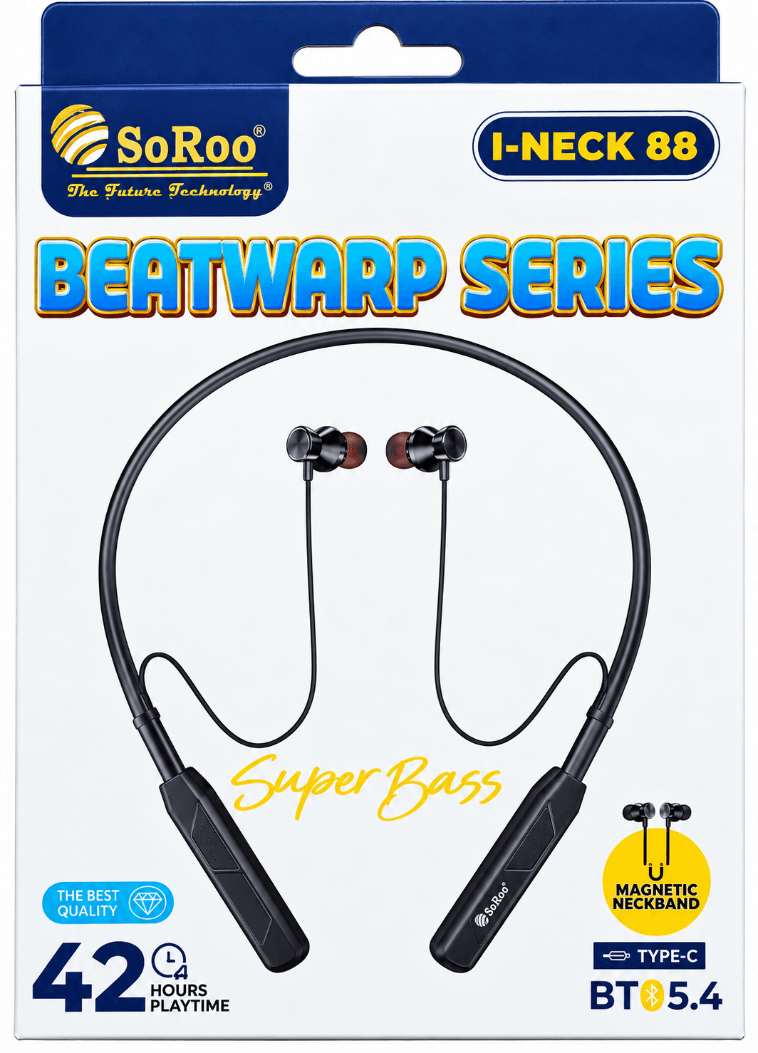 SoRoo I-NECK 88 Beatwarp Series Wireless Bluetooth Neckband
