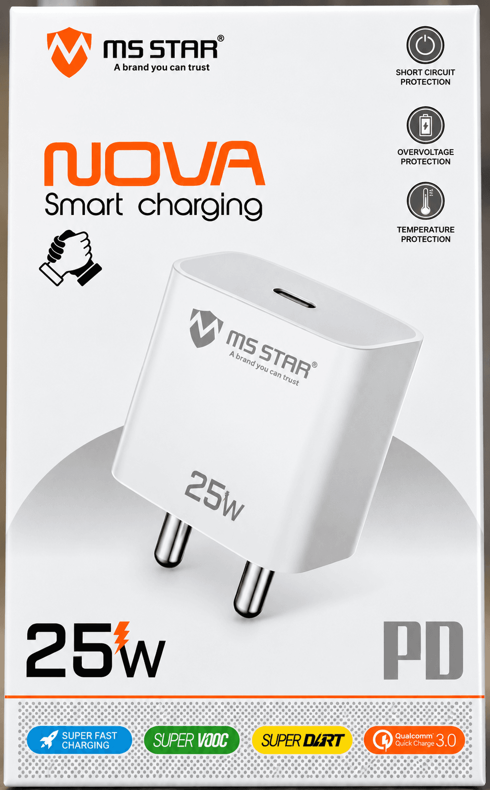 Master Charger MS STAR NOVA Smart Charging 25W PD Charger