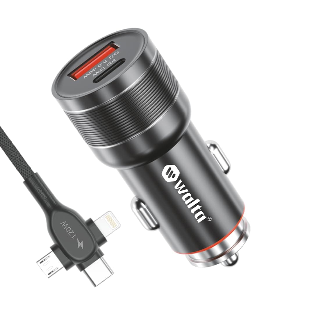 WALTA Moto Flash Fast Car Charger Adapter