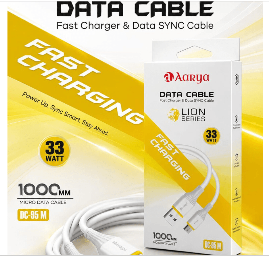 AARYA Lion Series DC-95 M Micro Data Cable