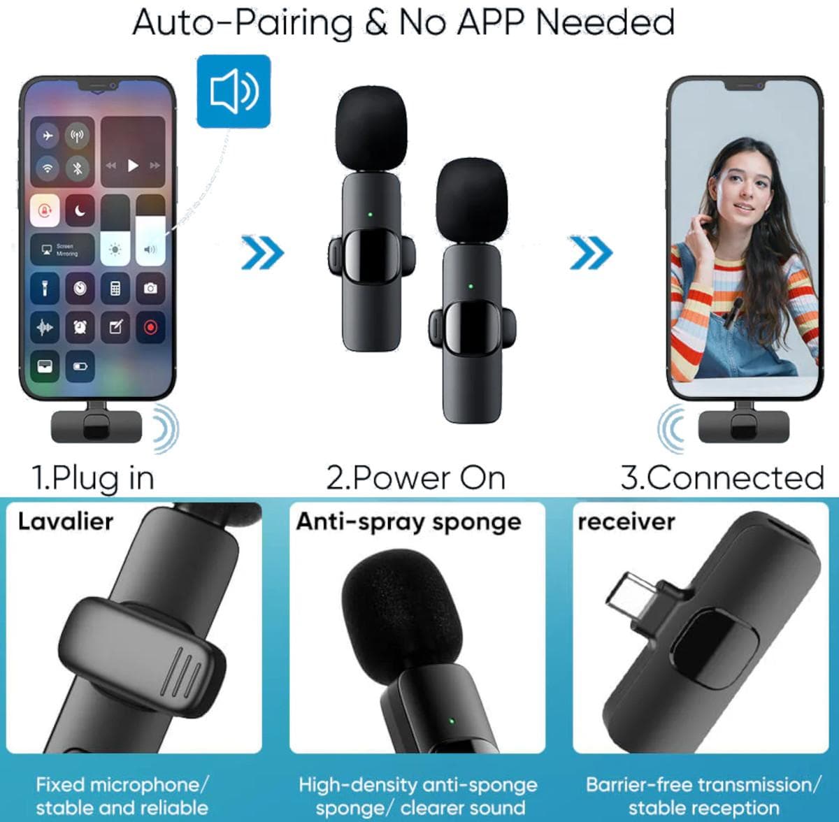 K9 Wireless Lavalier Microphone image 2