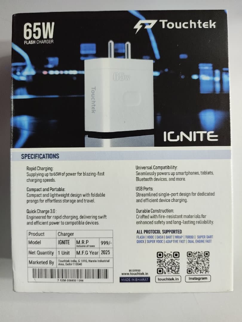 65Watt charger typec cable image 2