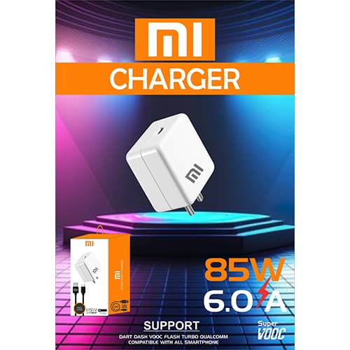 MI 85W GaN Fast Charging Travel Adapter