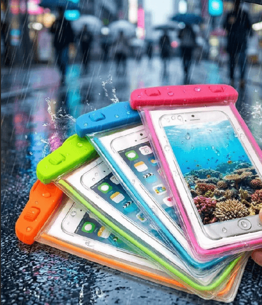 Waterproof Rainproof Safety Lock Mobile Pouches