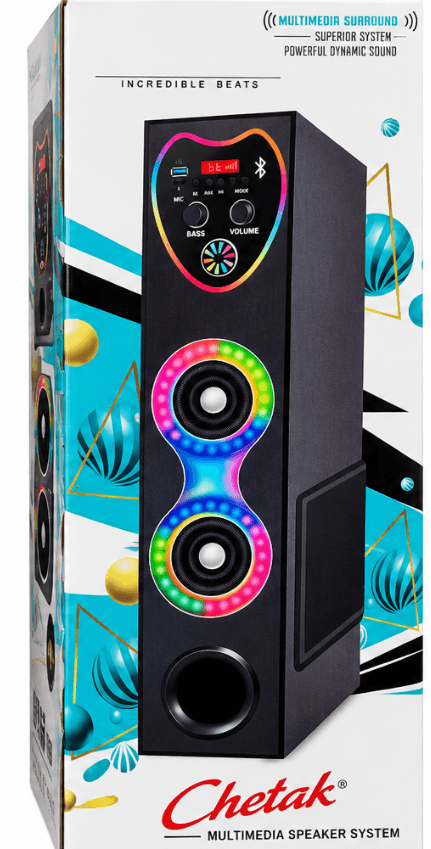 Chetak Incredible Beats Multimedia Tower Speaker System image 2