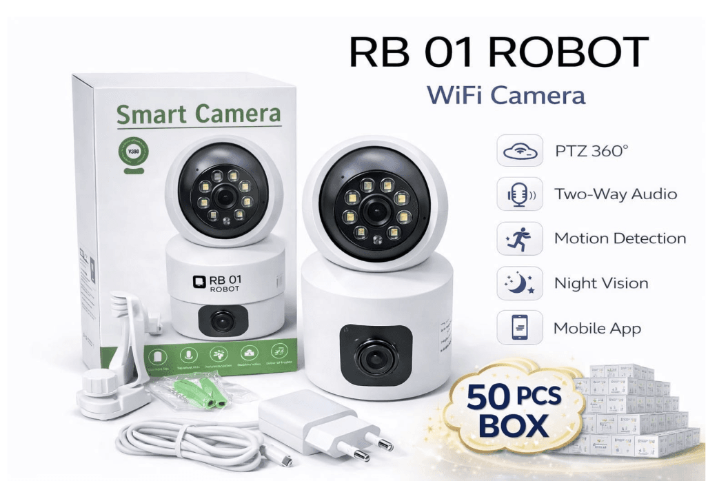 RB-01 Robot WiFi Camera (V380 Pro)