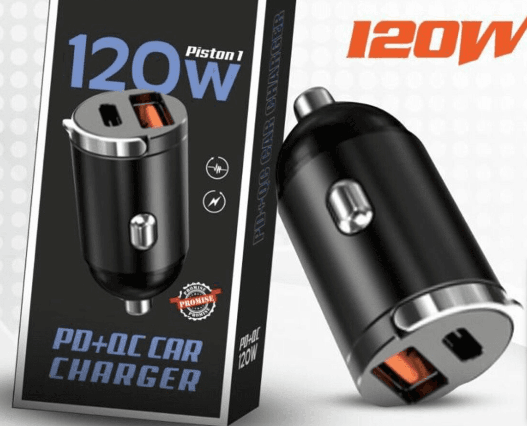 LYNE Piston 1 120W PD + QC Car Charger