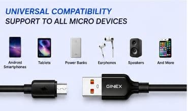 GINEX GX-28M – 6A USB to Micro Fast Charging Cable image 4