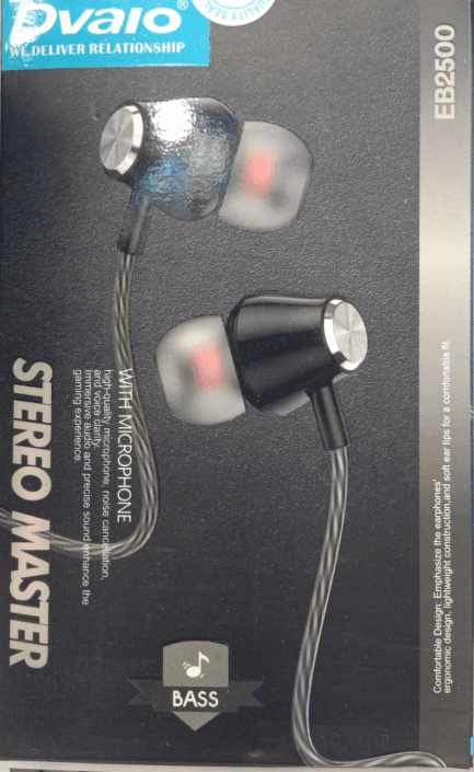 Dvaio EB2500 Stereo Master Wired In-Ear Earphones