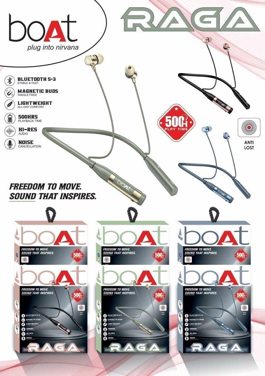 Boat Raga Wireless Bluetooth Neckband