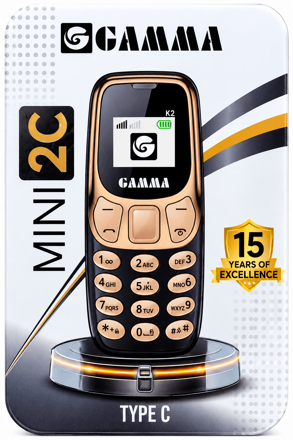 GAMMA K2 Mini Type-C Feature Phone
