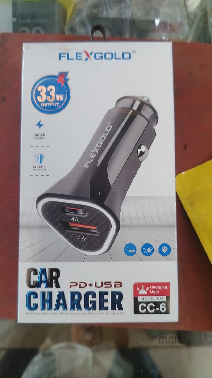 FLEXGOLD 33W Turbo Car Charger