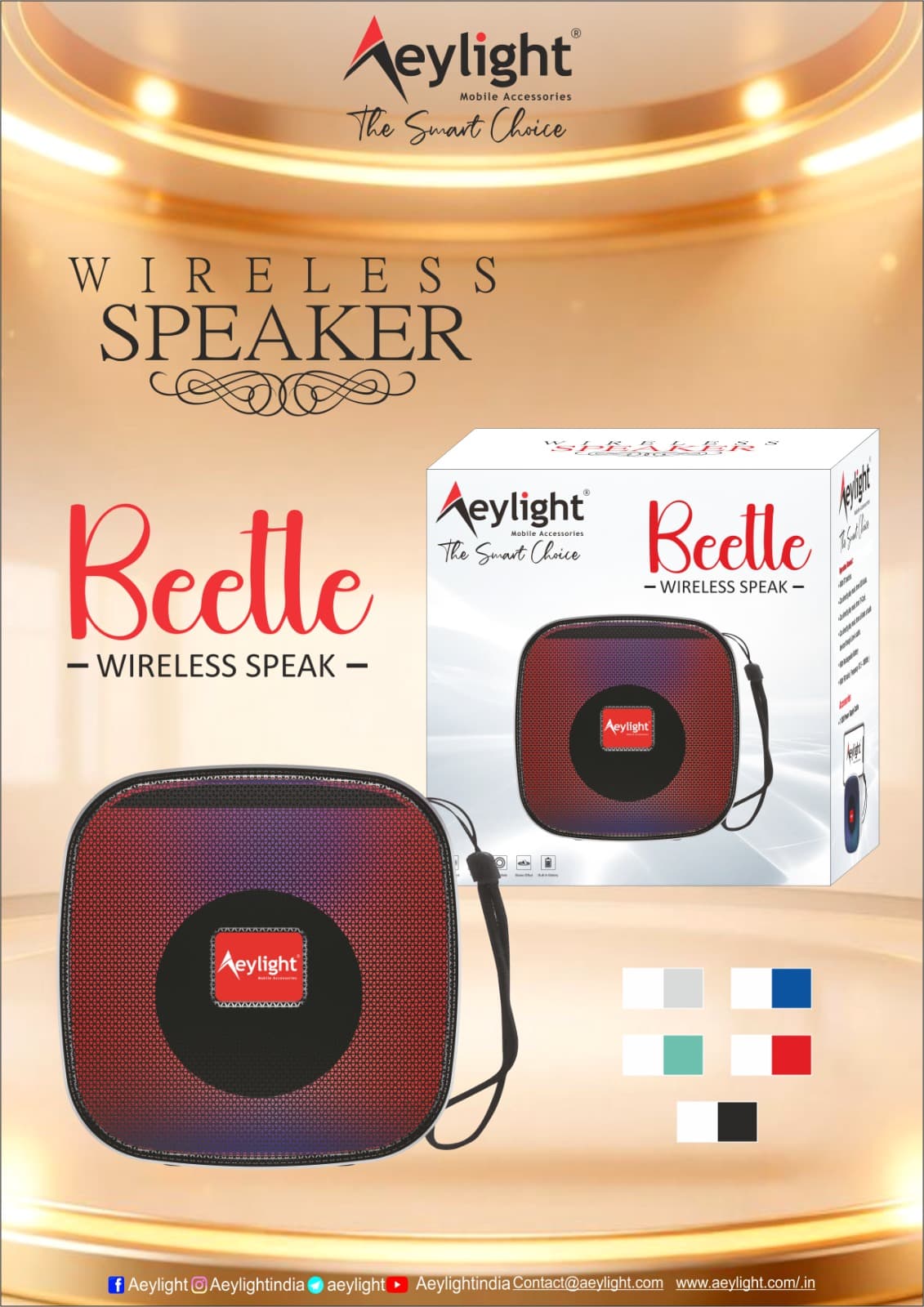 Aeylight Beetle Wireless Speaker