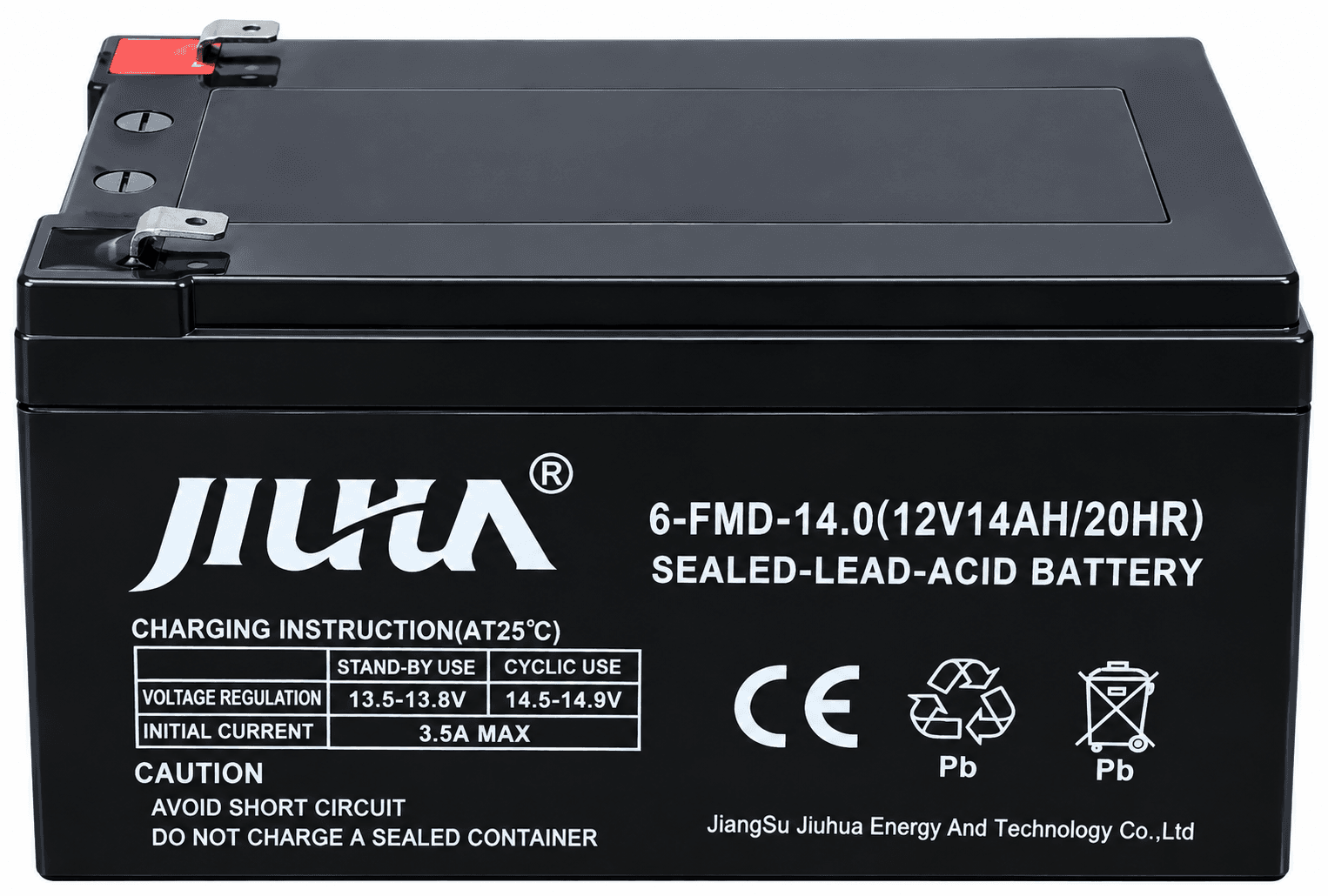 JIYUA 12V 14Ah SLA Rechargeable Battery