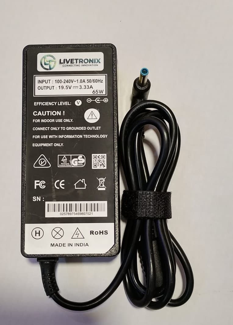 LIVETRONIX LAPTOP ADAPTOR HP BLUE PIN