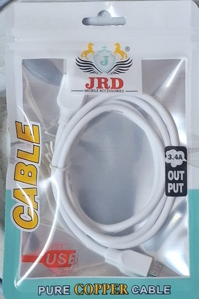 Jrd Mobile Accessories 3.4a Pure Copper Usb Charging Cable