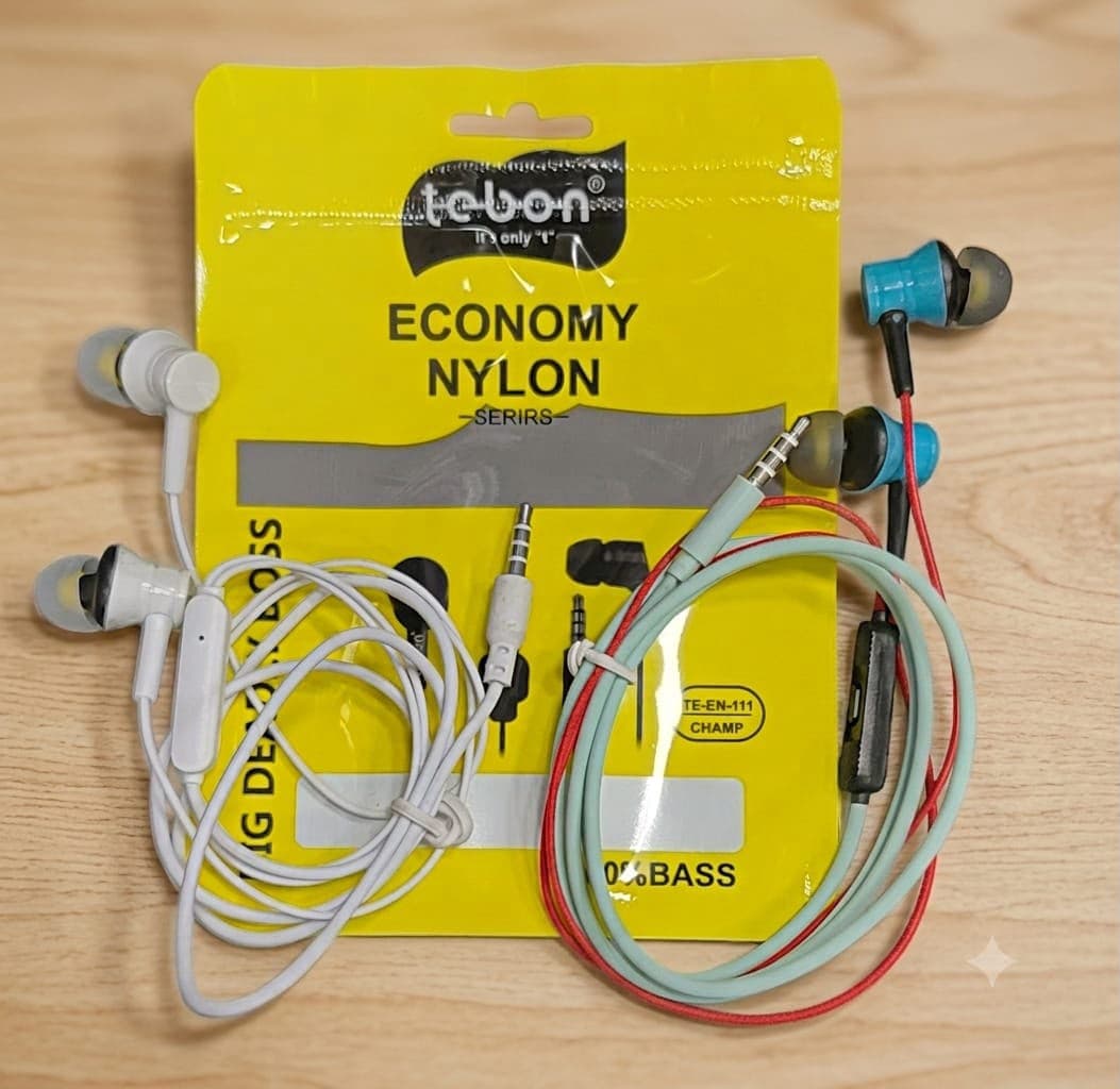 Tebon Economy Nylon Series Champ Wired Earphones