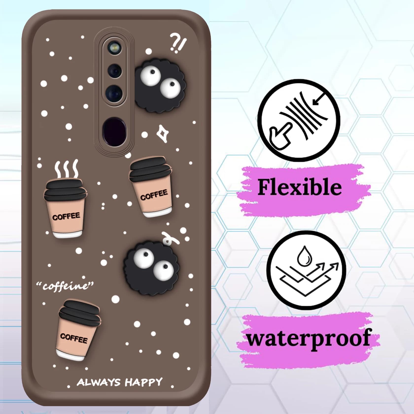 3D Back Cover for Oppo F11 Pro image 2