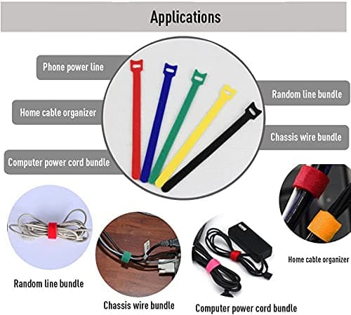 Reusable Hook and Loop Cable Ties