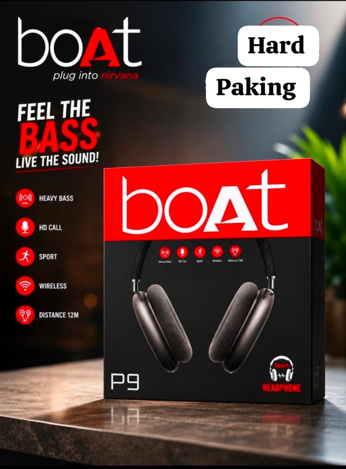 P9 Wireless Bluetooth Headphone