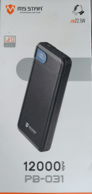 MS STAR PB-031 12000mAh Power Bank