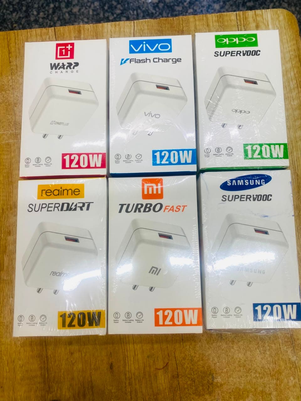120W Multi-Brand Fast Charging Wall Adapter