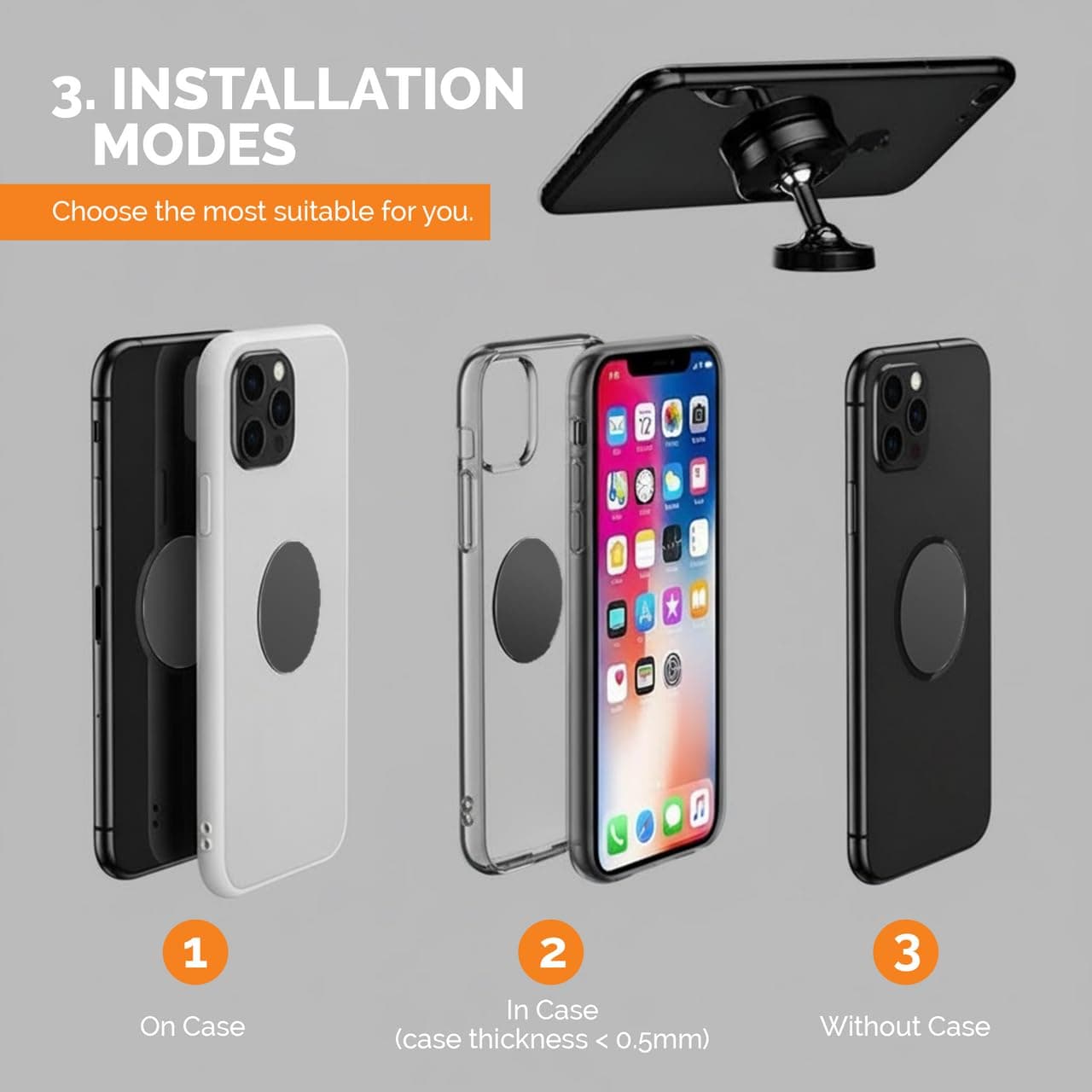 BULMARC Magnetic Mobile Phone Holder image 2