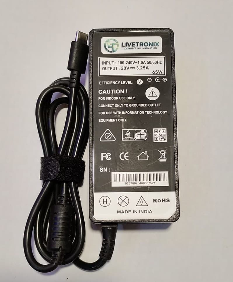 LIVETRONIX LAPTOP ADAPTOR