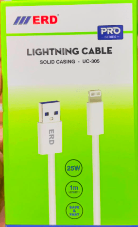 ERD Pro-Series Lightning Cable (Model: UC-305)