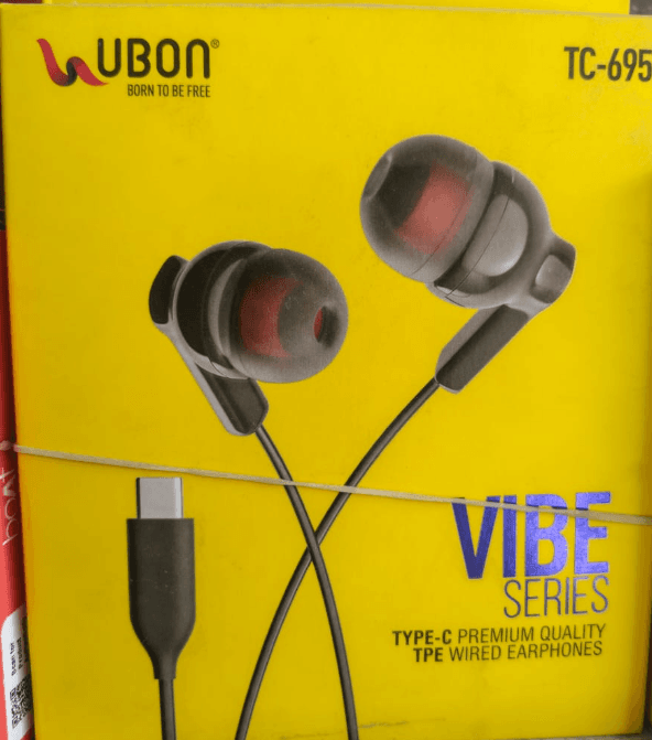 UBON TC-695 Vibe Series Type-C Wired Earphones