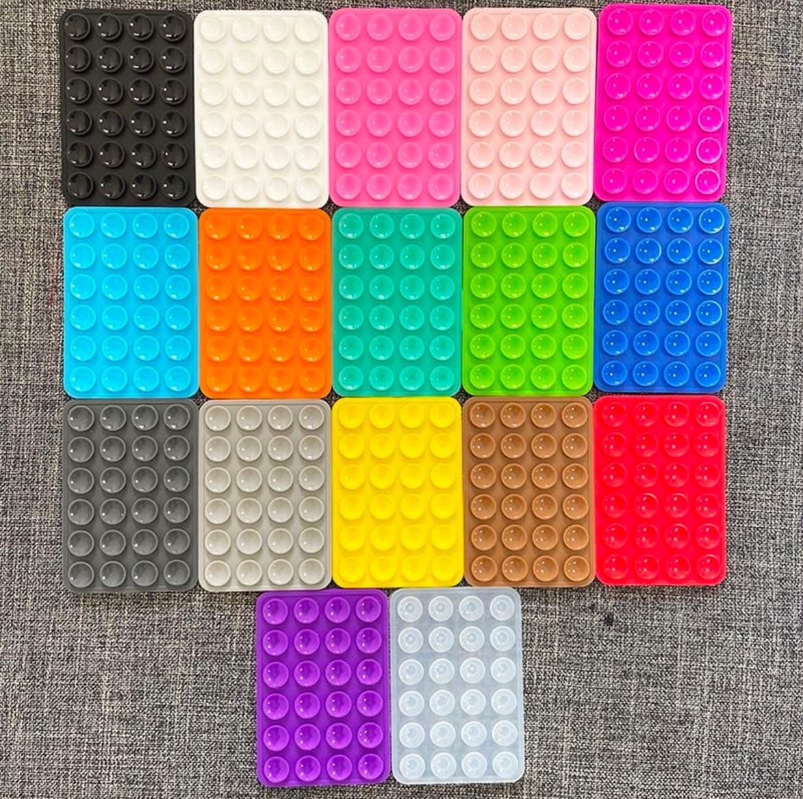 Silicone Suction Phone Holder Pad / Mobile Suction Grip Sticker image 1