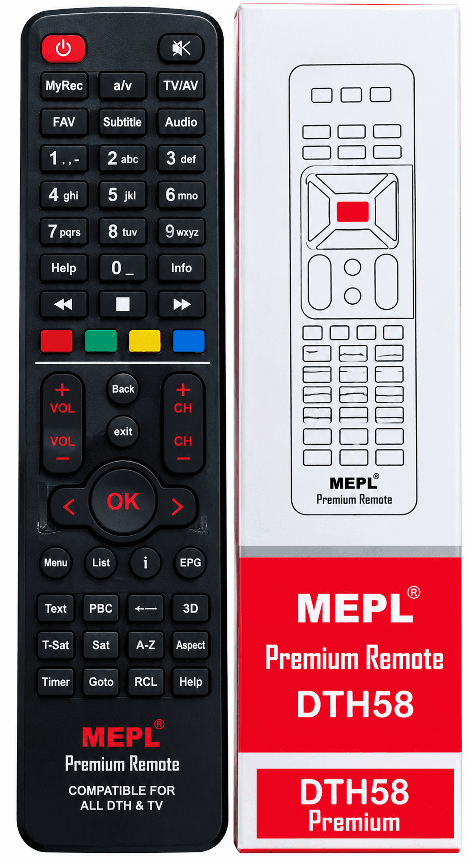 MEPL DTH58 Premium Remote