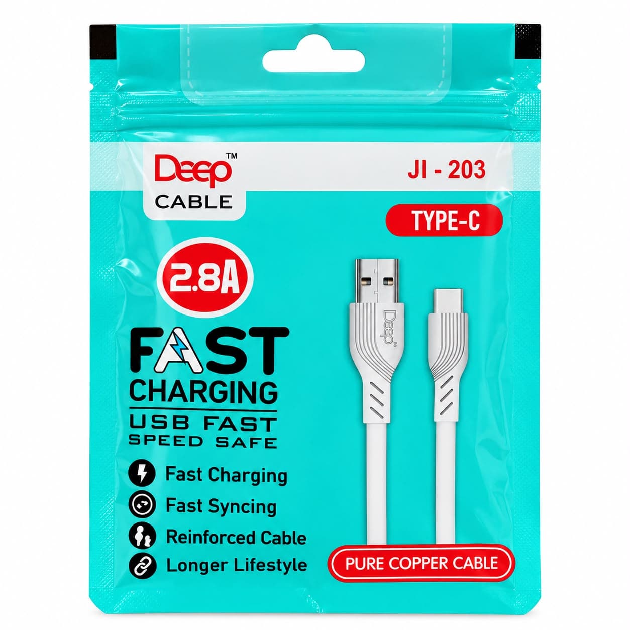 Deep JI-203 V8 Cable