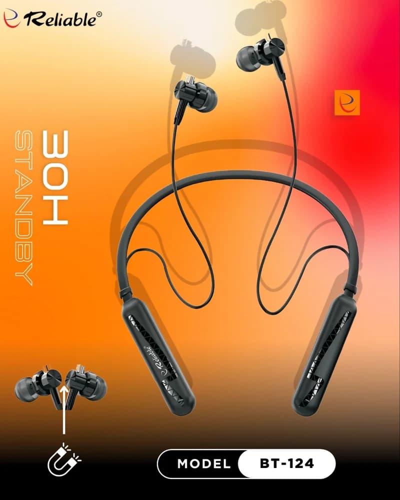 Multicolor Bluetooth Neckband Headphone