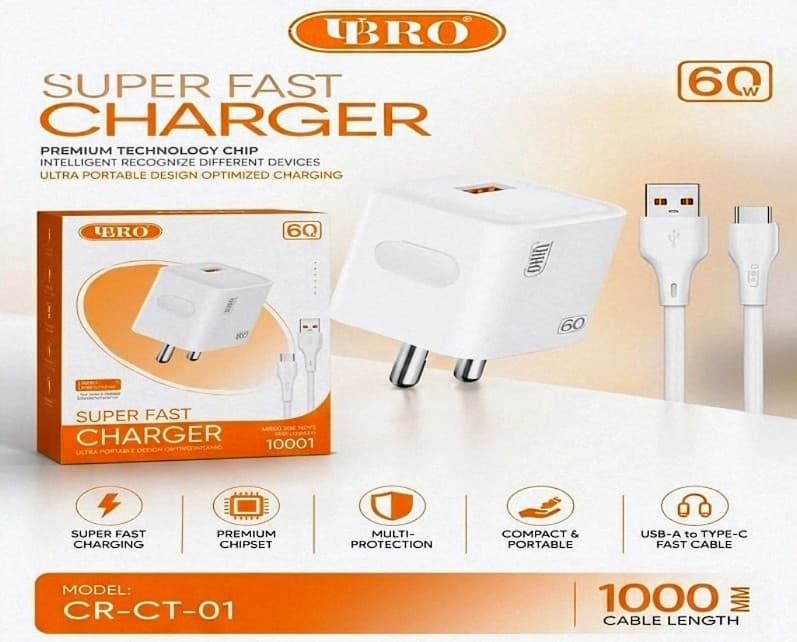 UBRO Super Fast Charger 60W