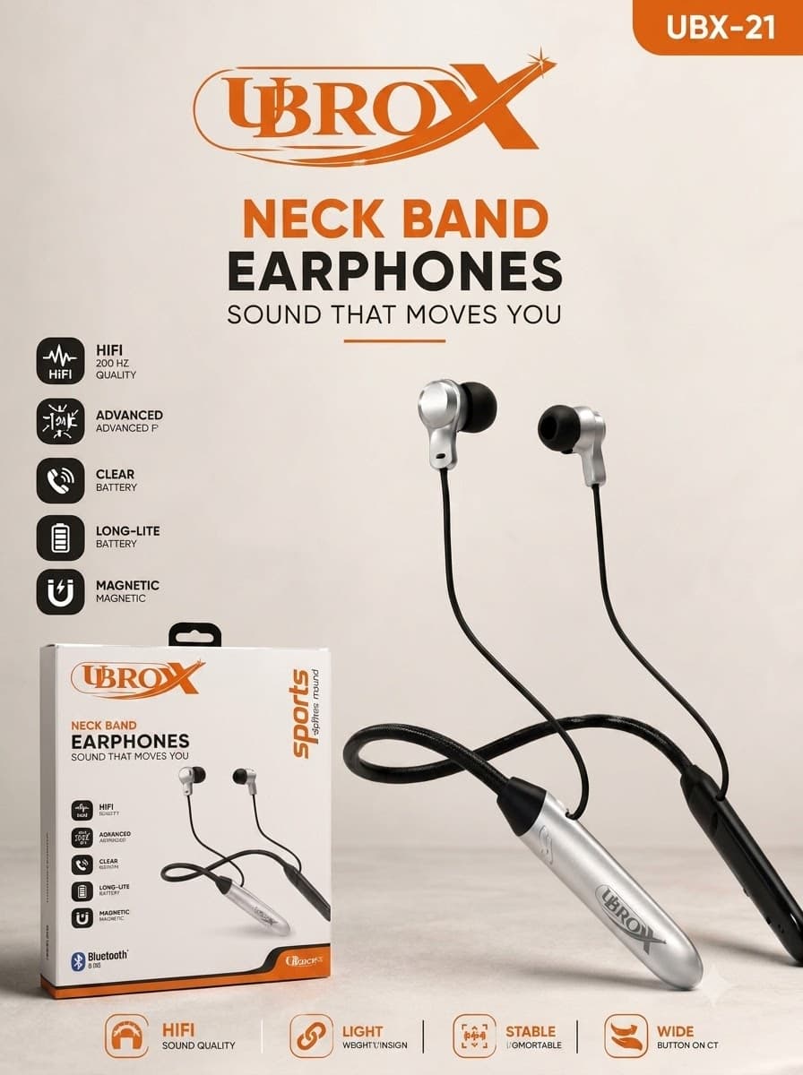 Ubro Ubx-21 Neckband Earphones