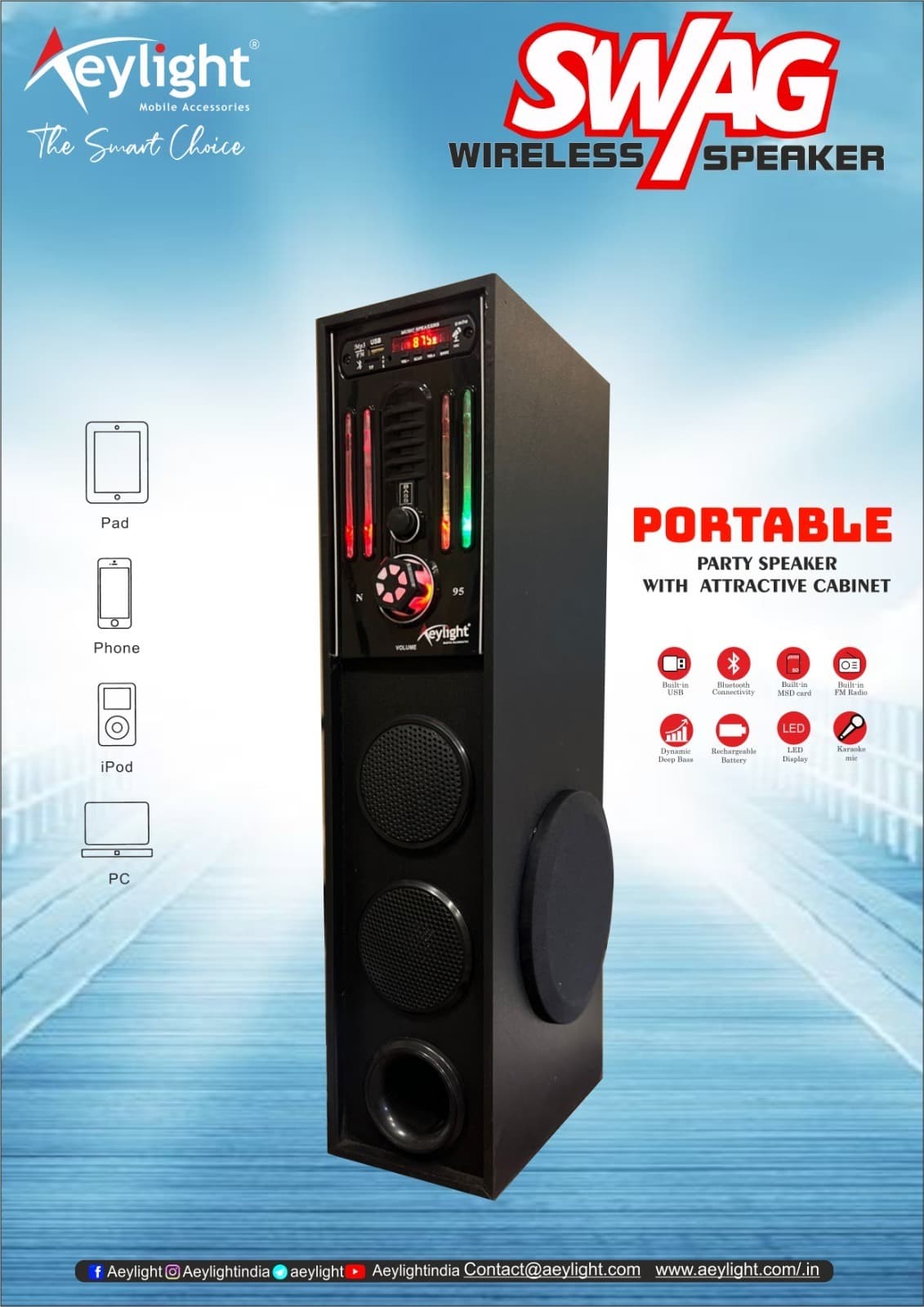 Eylight SWAG Portable Party Speaker