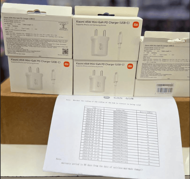 Xiaomi 45W Mini-GaN PD Charger (USB-C)