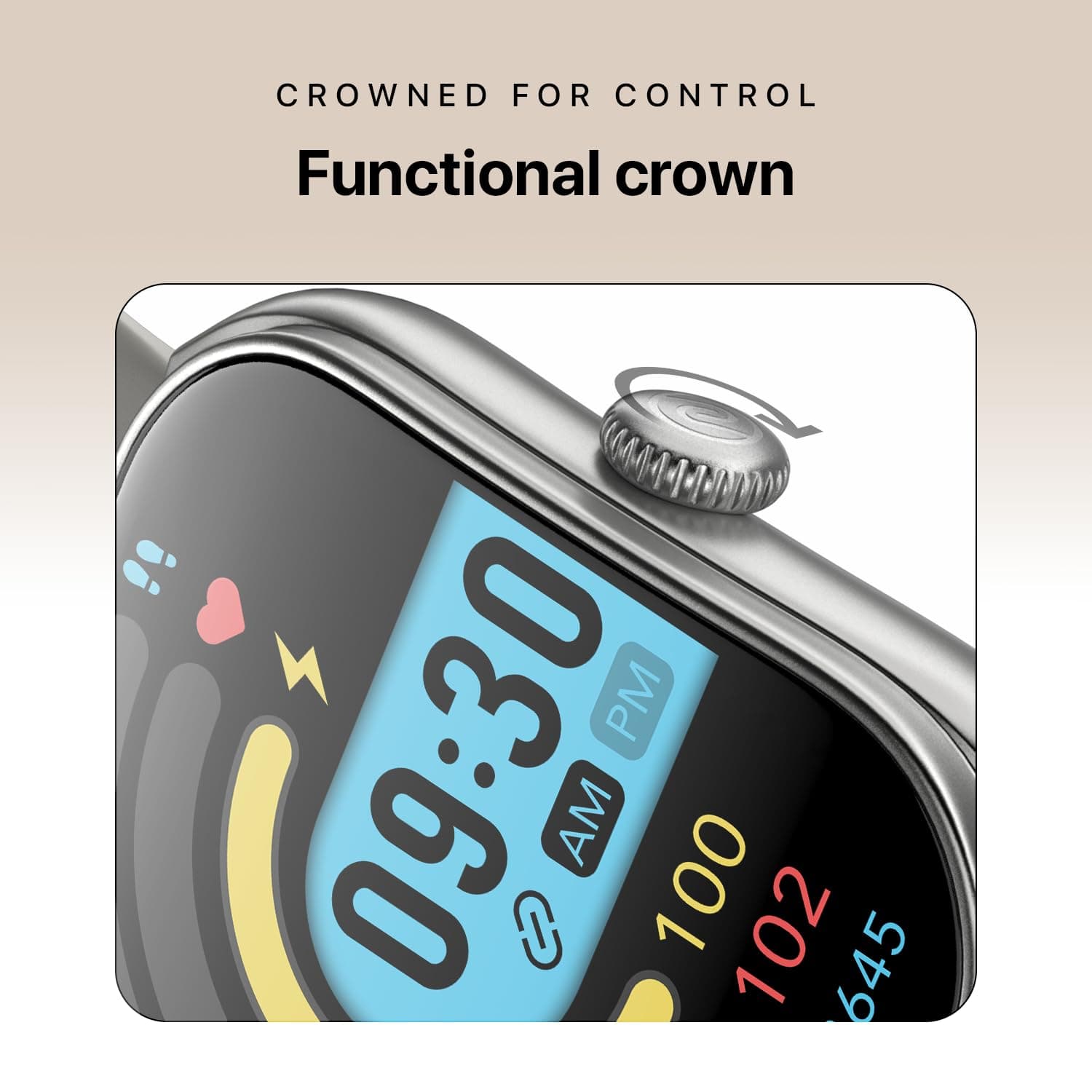 Noise Color Fit Icon Arc smartwatch. image 3