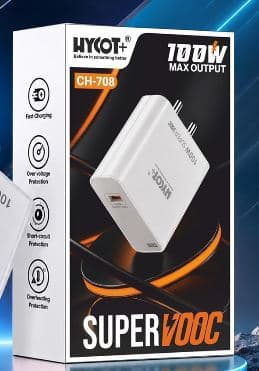 Hycot+ CH-708 100W Super Vooc Charger image 2