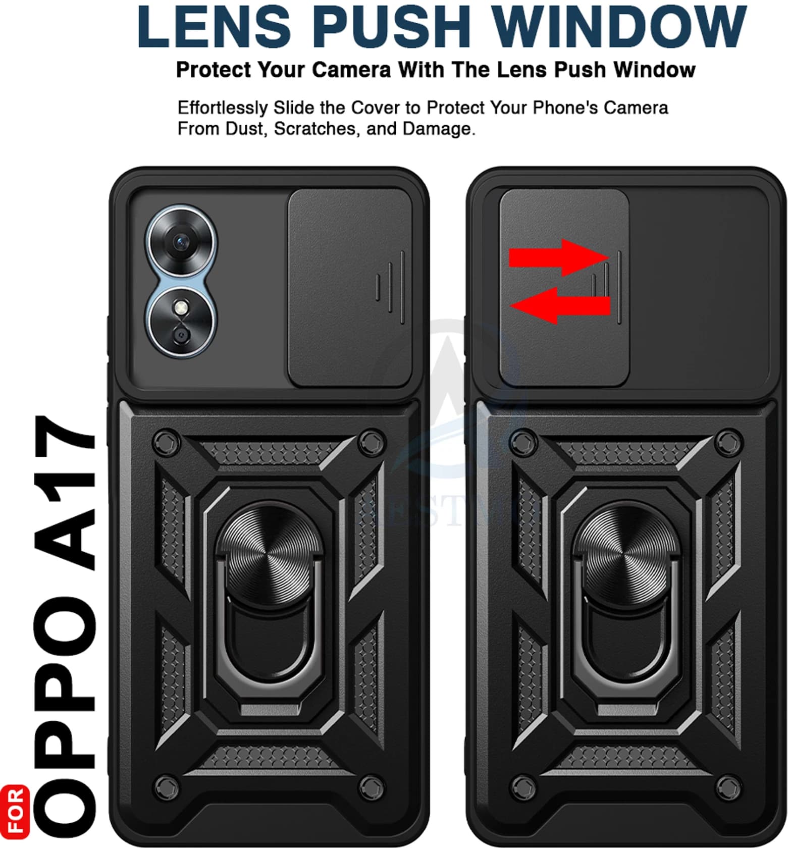 Back Cover for OPPO A17 image 3